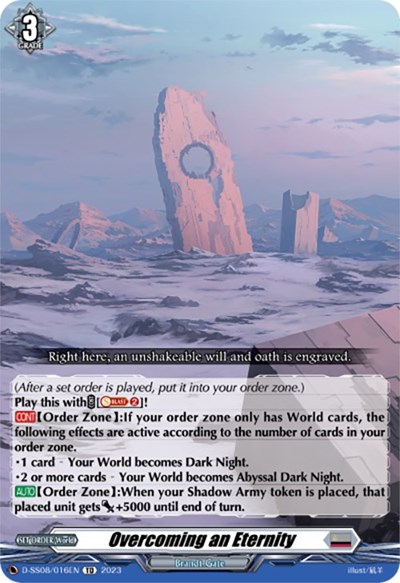 Overcoming an Eternity [D Format] D-SS08/016EN