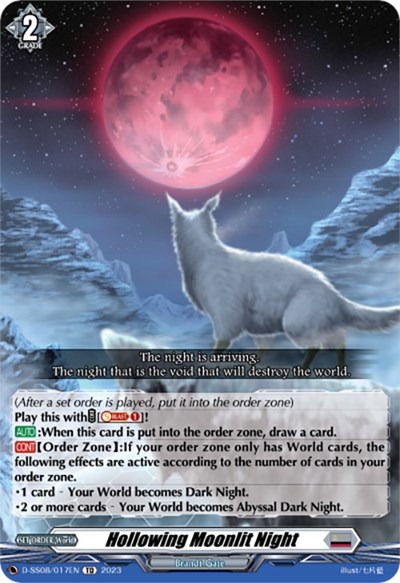 Hollowing Moonlit Night [D Format] D-SS08/017EN
