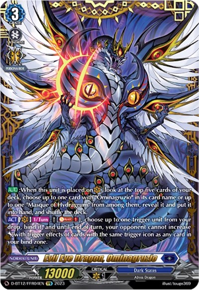 Evil Eye Dragon, Ominagruzio [D-Format] D-BT12/FFR04EN