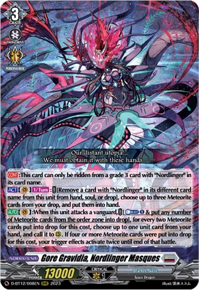 Gore Gravidia, Nordlinger Masques [D-Format] D-BT12/008EN