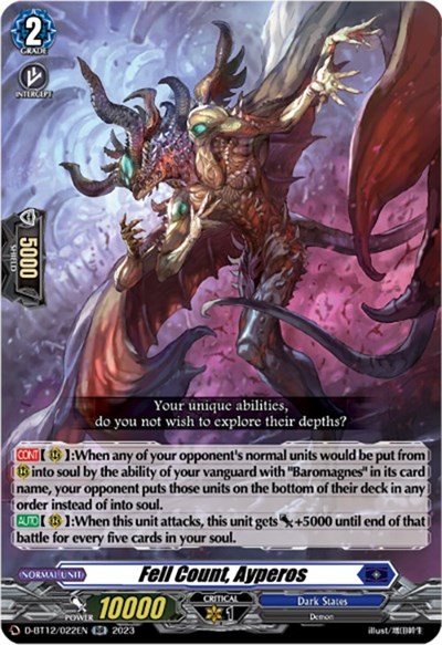 Fell Count, Ayperos [D-Format] D-BT12/022EN