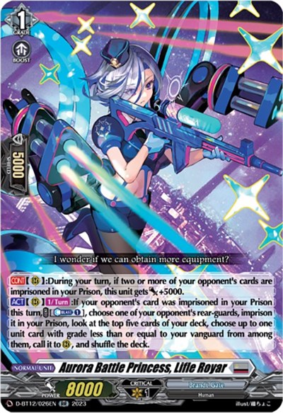 Aurora Battle Princess, Lifle Royar [D-Format] D-BT12/026EN