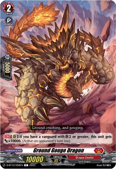 Ground Gouge Dragon [D-Format] D-BT12/058EN