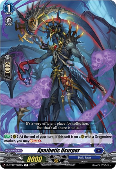 Apathetic Usurper [D-Format] D-BT12/069EN