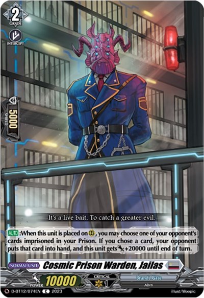 Cosmic Prison Warden, Jailas [D-Format] D-BT12/074EN