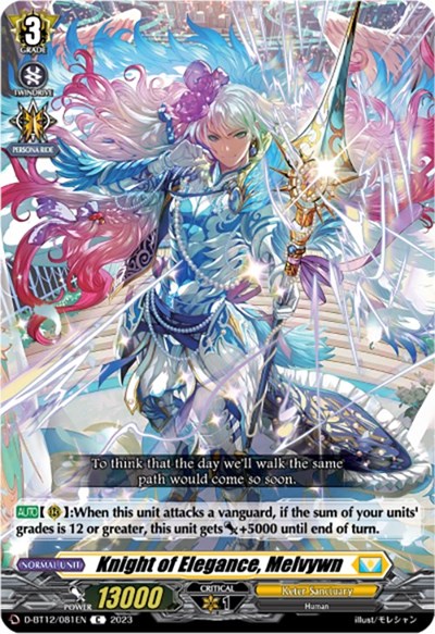 Knight of Elegance, Melvywn [D-Format] D-BT12/081EN