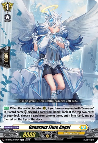 Generous Flute Angel [D-Format] D-BT12/087EN