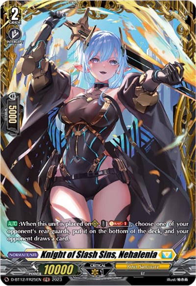 Knight of Slash Sins, Nehalenia [D-Format] D-BT12/FR25EN