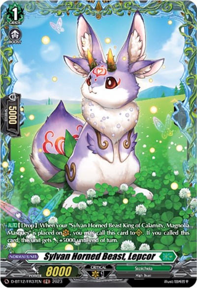 Sylvan Horned Beast, Lepcor [D-Format] D-BT12/FR37EN