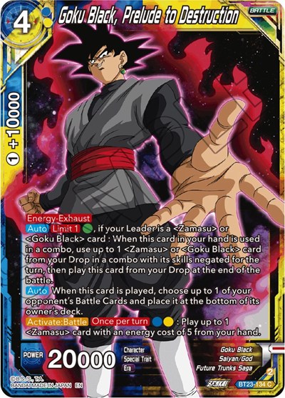 Goku Black, Prelude to Destruction BT23-134