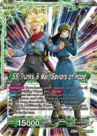 Trunks & Mai // SS Trunks & Mai, Saviors of Hope BT23-071