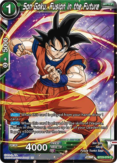 Son Goku, Fusion in the Future BT23-079
