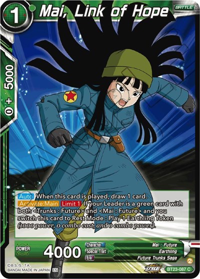 Mai, Link of Hope BT23-087