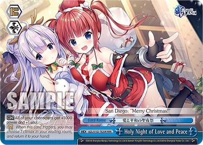 Holy Night of Love and Peace AZL/S102-TE20R RRR