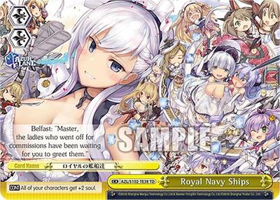 Royal Navy Ships AZL/S102-TE38 TD