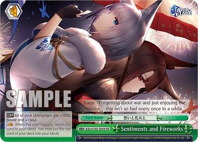 Sentiments and Fireworks AZL/S102-TE59 TD