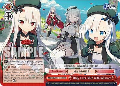 Daily Lives Filled With Influence AZL/S102-E096R RRR