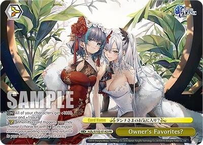 Owner's Favorites? AZL/S102-E142 PR