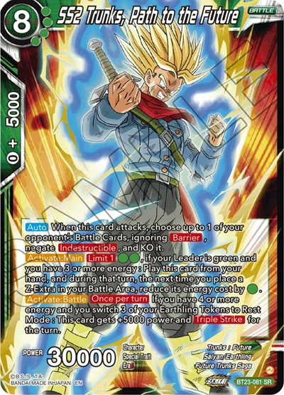 SS2 Trunks, Path to the Future BT23-081