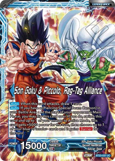Son Goku // Son Goku & Piccolo, Rag-Tag Alliance BT23-037