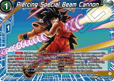Piercing Special Beam Cannon BT23-041