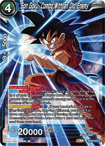 Son Goku, Combo With an Old Enemy BT23-043