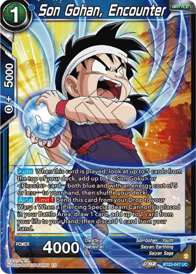 Son Gohan, Encounter BT23-047