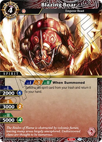 Blazing Boar ST01-008