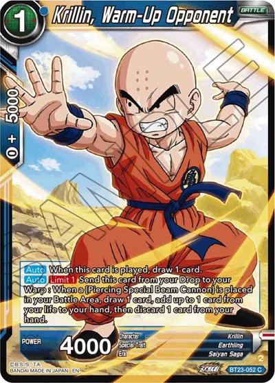 Krillin, Warm-Up Opponent BT23-052