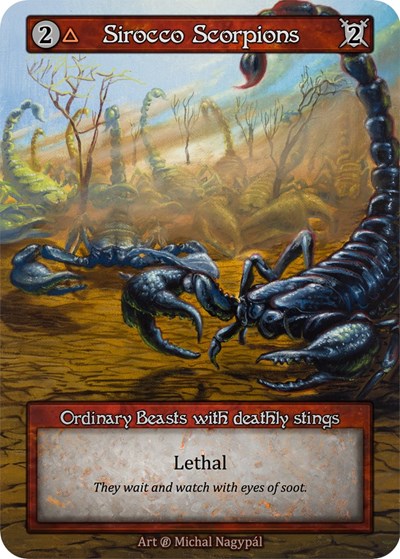 Sirocco Scorpions — Beta