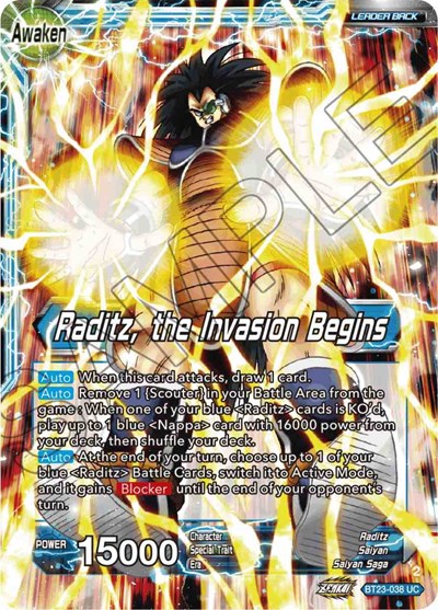 Raditz // Raditz, the Invasion Begins BT23-038