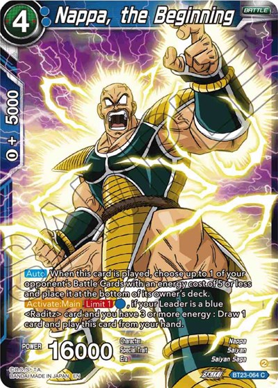 Nappa, the Beginning BT23-064