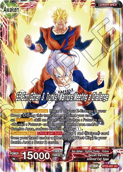 Son Gohan & Trunks // SS Son Gohan & Trunks, Warriors Meeting a Challenge BT23-001