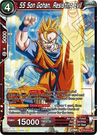 SS Son Gohan, Resisting Evil BT23-012