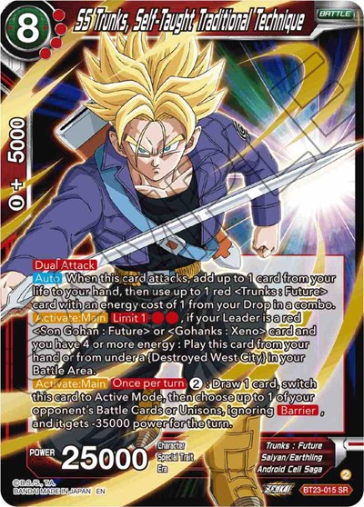 SS Trunks, Self-Taught Traditional Technique BT23-015