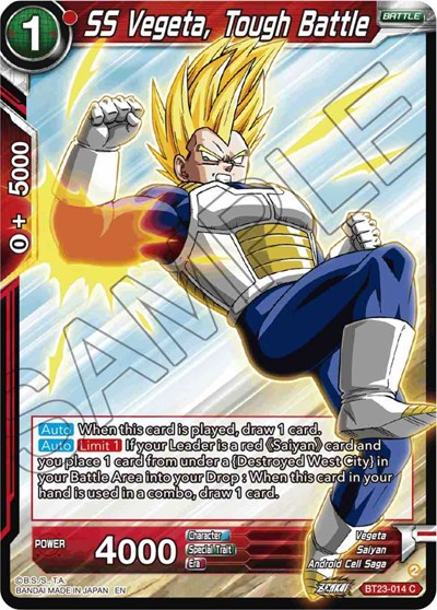 SS Vegeta, Tough Battle BT23-014