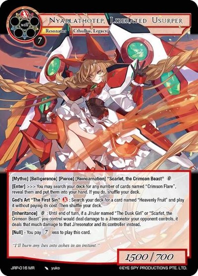 Nyarlathotep, Liberated Usurper 