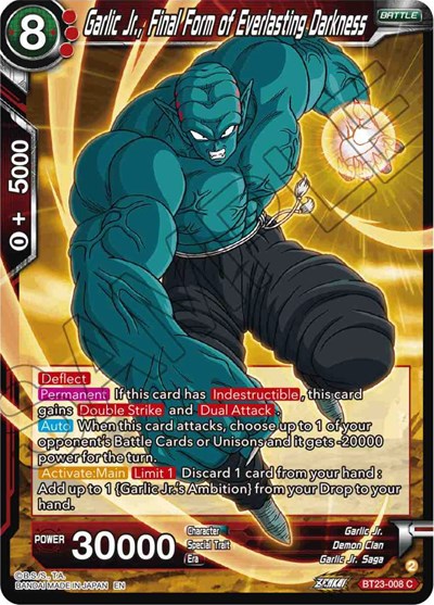 Garlic Jr., Final Form of Everlasting Darkness BT23-008