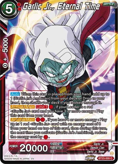 Garlic Jr., Eternal Time BT23-009