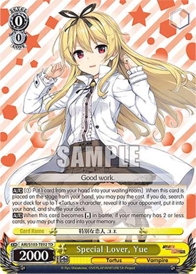 Special Lover, Yue ARI/S103-TE02 TD