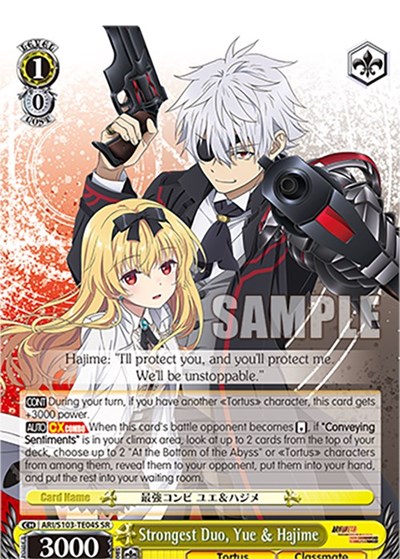 Strongest Duo, Yue & Hajime ARI/S103-TE04S SR