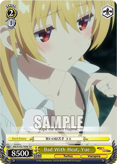 Bad With Heat, Yue ARI/S103-TE06 TD