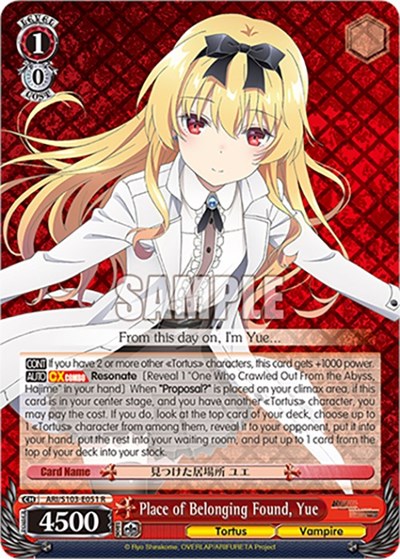 Place of Belonging Found, Yue ARI/S103-E051 R