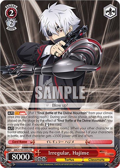 Irregular, Hajime ARI/S103-E052 R