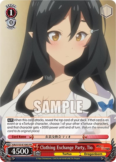 Clothing Exchange Party, Tio ARI/S103-E104S PR