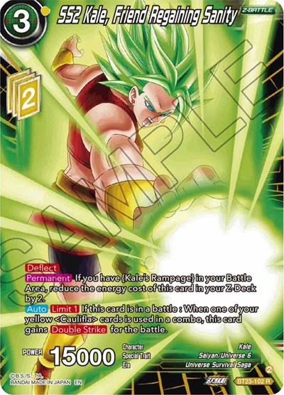 SS2 Kale, Friend Regaining Sanity BT23-102