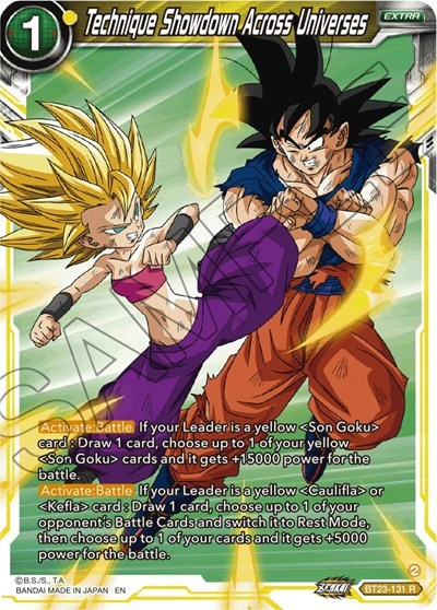 Technique Showdown Across Universes BT23-131