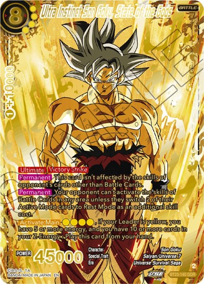 Ultra Instinct Son Goku, State of the Gods BT23-140