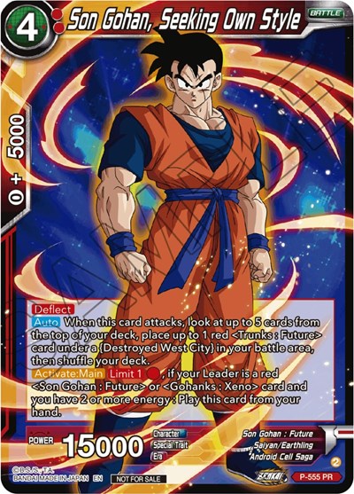 Son Gohan, Seeking Own Style