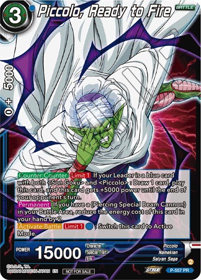 Piccolo, Ready to Fire